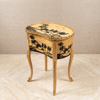 Desert Silhouette Kidney Table – Camel Caravan Design