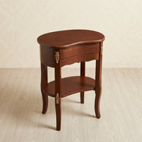 Classic Mahogany Kidney Table – Minimalist Design